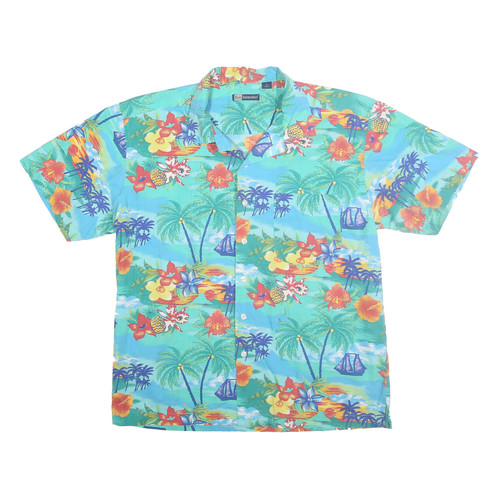 Chemise hawaïenne bleue - hawaïenne,