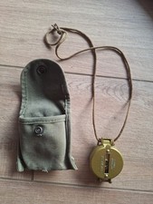 ANCIENNE BOUSSOLE MILITAIRE AMERICAINE US ARMY ENGINEER DIRECTIONAL COMPASS ETUI