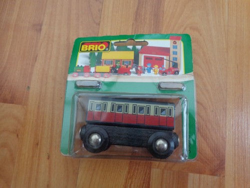 Vintage brio 1990 bois train - vintage,