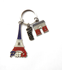 Porte clés  Paris Tour Eiffel Paris Arc de Triomphe  /VE