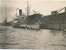 Photo Hamburg Hafen 1928 Grues