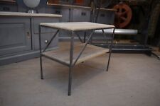Petite table d'appoint industrielle 1970s
