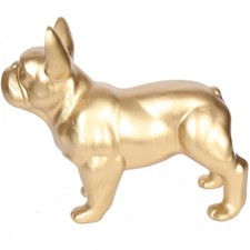 Statue chien bouledogue