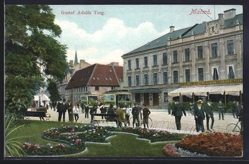 Malmö gustav adolfs torg - gustav,