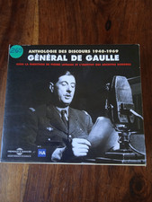 COFFRET / ANTHOLOGIE DES DISCOURS 1940 1969    GENERAL DE GAULLE