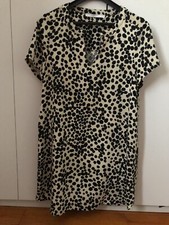 Robe droite 40 (convient à un 42, voir mesures) noir et blanc Lauren Vidal