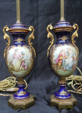 Lampes vases porcelaine