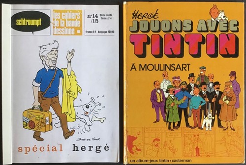 Lot jouons avec tintin - lot,