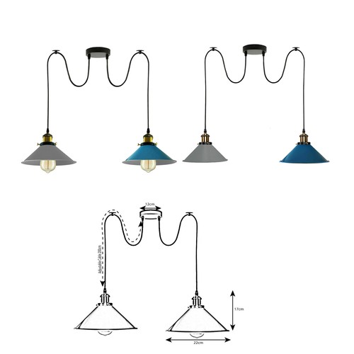 Lustre abat jour - abat-jour, pendentif