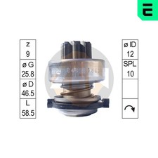 ERA Embrayage à roue libre démarreur ZN0482 pour VW Polo Schrägheck (86C, 80)