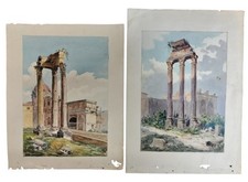 AQUARELLES DE PAYSAGE. TEMPLE