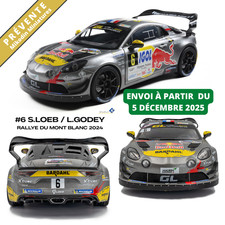 SOLIDO ALPINE A110 RGT+ #6 LOEB/ GODEY RALLYE MONT BLANC 2024 1:18 PREVENTE
