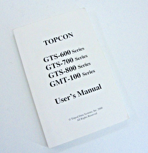 Topcon utilisateur manuel - topcon,