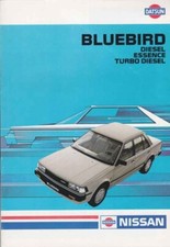 Catalogue Brochure Nissan Bluebird 03/1984, Belgique en français