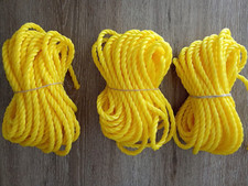 Corde Polypropylène Corde tressée en polyester diam 8mm X 15m total environ 45m