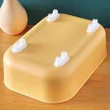  Boîte de rangement 16 pièces roulettes auto-adhésives poubelle durable