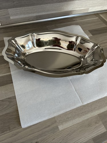 Plat service inox 35 cm - plat, en