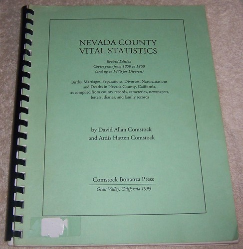 Nevada county vital statistics - nevada,