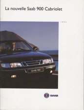 Catalogue Brochure SAAB 900 Cabriolet 01/1994 Suisse en français