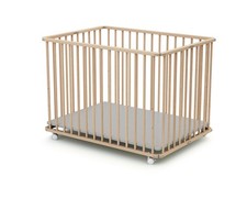 Parc bébé pliant en bois 70