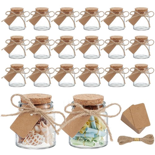 14pcs petits bocaux verre - 14pcs,