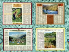 4 Calendriers Almanachs des