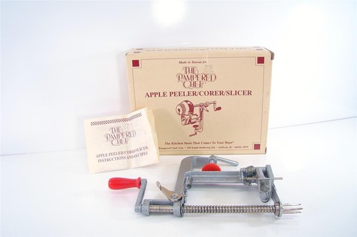 Pampered chef apple peeler - apple,