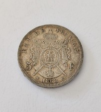 Monnaie 5 Francs NAPOLEON III 1868 A