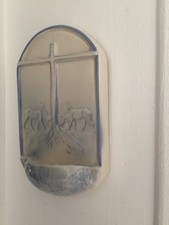 ANCIEN BENITIER DESVRES SIGNE