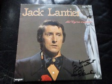 vinyle 33t JACK LANTIER , avec dédicace tbe
