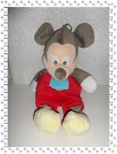 = - Peluche Range Pyjama Mickey  Combinaison Rouge 55 cm Disney