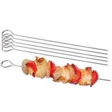 Brochettes en acier pour