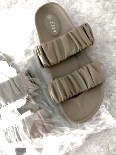 Mules claquettes kaki brides - claquettes,