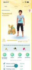 Compte Pokémon Go