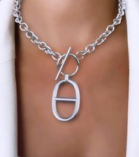 Collier chaîne d'ancre acier