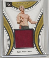 2023 PANINI IMMACULATE WWE PATCH ILJA DRAGUNOV 08/35