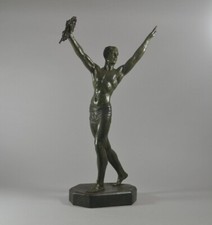 Tall sculpture trophy. Chiparus. Circa 1930