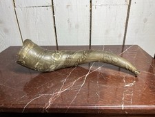 Ancienne, Corne Sculpté 19ème