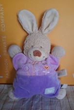 H/ Doudou Lapin semi-plat