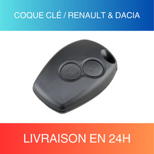COQUE CLÉ 2 BOUTON RENAULT