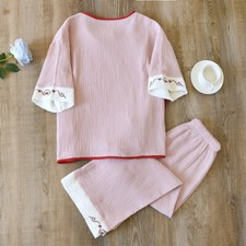 Chinois Femme Coton Pyjama