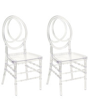 Lot de 2 Chaises en Plastique