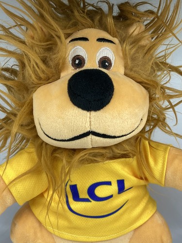 Peluche lion mascotte lcl tour - peluche,