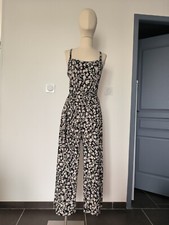 COMBINAISON PANTALON A BRETELLES  MANGO TAILLE 38 OCCASION EN TRES BON ETAT