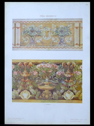 Frises decoratives 1910 - frises,