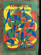 affiche loterie nationale Chenard 1961