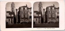 Croatie, Dalmatie, Zadar, Colonne Romaine, Vintage print, ca.1900, Stéréo Tirage