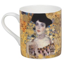 Tasse mug Könitz en porcelaine, Gustav Klimt (Portrait d'Adele Bloch-Bauer I)