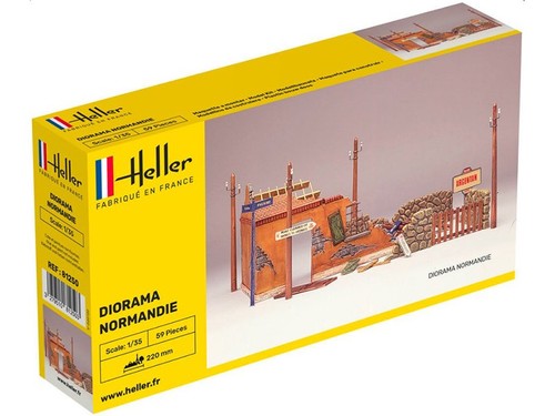 Heller diorama normandie - diorama,