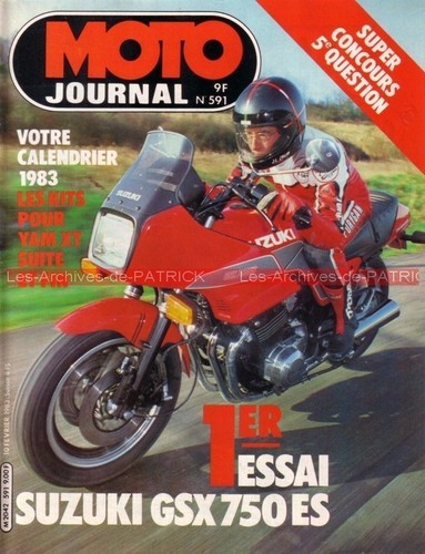 Moto journal 591 essai suzuki - moto,